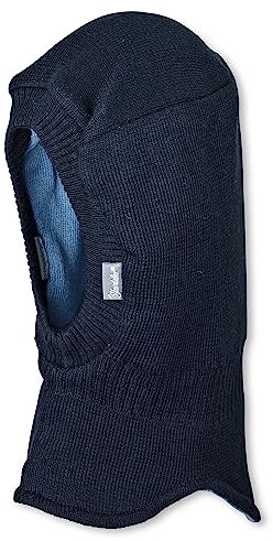Sterntaler Jungen Wende-strickmütze Mütze, Blau (Marine 300), 53
