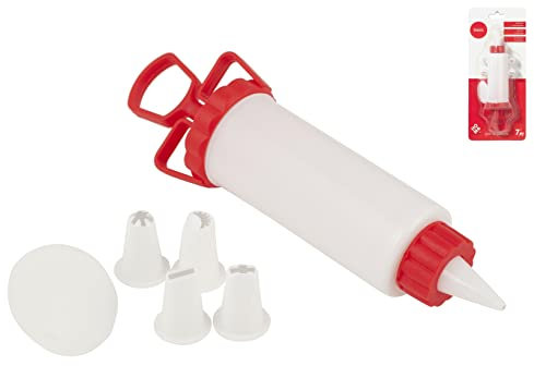 Home Cake Design, seringue à gâteau, Plastique, Blanc