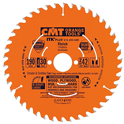 CMT ORANGE TOOLS 272.190.42M - KREISSÄGEBLATT (ULTRA ITK) 190X1.3X30 Z=42