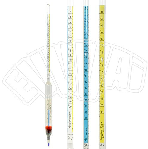 Gleucómetro Guyot de banco, termómetro con 3 escalas de azúcar, alcohol, Baumè