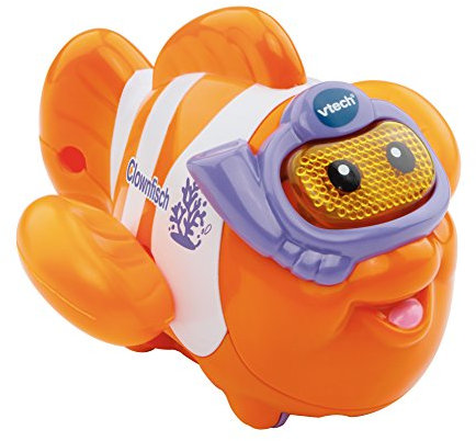Vtech TUT TUT Baby Badewelt - Clownfisch – Interaktives Badespielzeug mit Musik, Geräuschen und Lichtern – Für Kinder von 1-5 Jahren