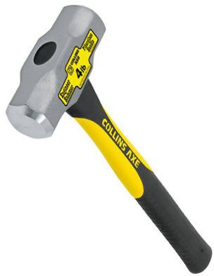 Truper MD-4FD-C 4 libras. Martillo de trineo de fibra de vidrio resistente