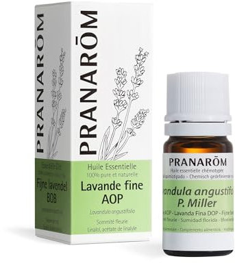 Pranarôm - Aceite esencial de lavanda fina AOP (Lavandula angustifolia P.Miller) 5 ml