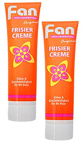 2er Pack Fan Frisiercreme Cospharma in Tube (2 x 100 ml) Haarpflege, Haarcreme, Haargel