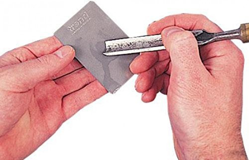 Trend 3-Inch Diamond Sharpening Stone, Double-Sided 1000 & 600 Grit, Credit Card Sized Carvers Honing Stone with Storage Wallet, DWS/CC/FF