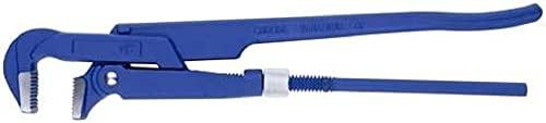 Eclipse Professional Tools ESWDPW2 Schwedischer Rohrschlüssel 610 mm (24) – Geschmiedeter Chrom-Vanadium-Stahl, gehärtete Backen, 50mm (2) Kapazität, schmaler Kopf für enge Bereiche