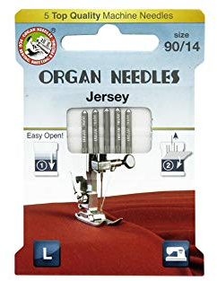 Organzennadeln Jersey Größe 90/14