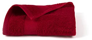 Excelsa Bagno Asciugamano Ospite, Tessuto, Rosso