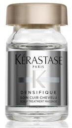 Kérastase Haarkur für feines und dünnes Haar, Verdichtende und stärkende Pflegekur für mehr Volumen, Cure Densifique, Densifique, 30 x 6 ml