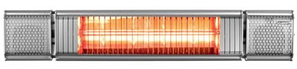 Eurom Terrassenheizung Heat and Beat, 2.000 W, inkl. BT-Lautsprecher, anthrazit 334586 (Terassenheizung Balkonheizung Gartenheizung Terrassenstrahler Heizstrahler Gartenheizstrahler)