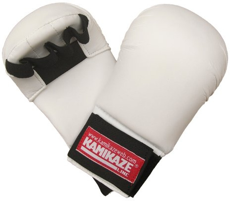 Kamikaze FAUSTSCHUTZ Shotokan weiß, Größen S M L XL