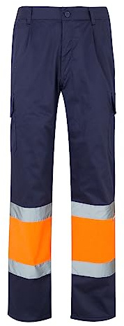 VELILLA 156; Pantalone Bicolore Foderato Multitasche