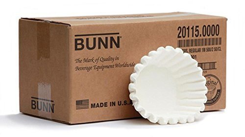 500 Commercial Filter Papers, Fits BUNN, Bravilor, Marco, Technivorm And Most Other Standard Filter Machine