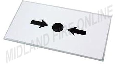 KAC Spare Call Point Glass x5 by Midland Fire On-Line