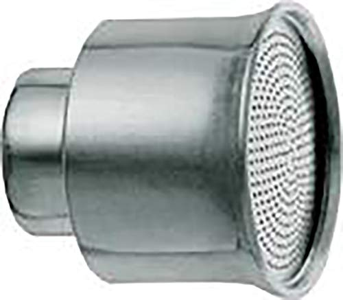 Geka 6397SB Gießkopf Soft rain IG G 3/4 Zoll LM 1 mm Bohrung Platine 51 mm, Silber, 18 x 8 x 13 cm