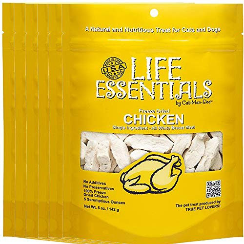 Cat-Man-Doo Getrocknete Huhn Pet Treat 5 Unzen 6pk