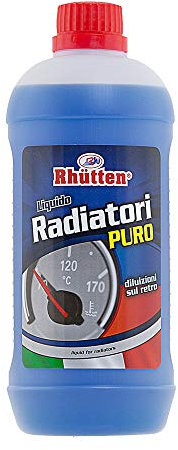 Liquido Radiatori Puro, Liquido Permanente Tradizionale Blu a Base Glicolica, Concentrato, Da Diluire, 1L