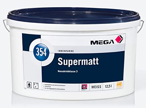 Mega Supermatt 12,5 Liter weiss Farbe Wandfarbe Innenfarbe