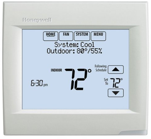 Honeywell TH8320R1003 Honeywell VisionPro Heat/Cool Digital Thermostat, White