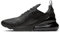 Nike Herren Air Max 270 Sneaker, Black, 49.5 EU