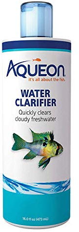 Aqueon Freshwater Aquarium Water Clarifier, Clears Cloudy Fish Tank Water, Safe to Use with Fish and Plants - 16 Ounces