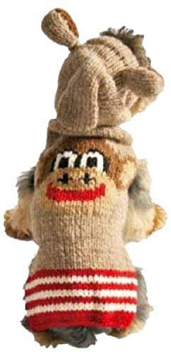 Chilly Dog Monkey Hoodie Hundepullover, Größe XXL, Beige