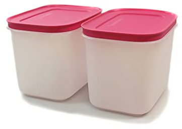 TUPPERWARE Contenitore Pinguino da 1,1 L bianco rosa (2) 8308