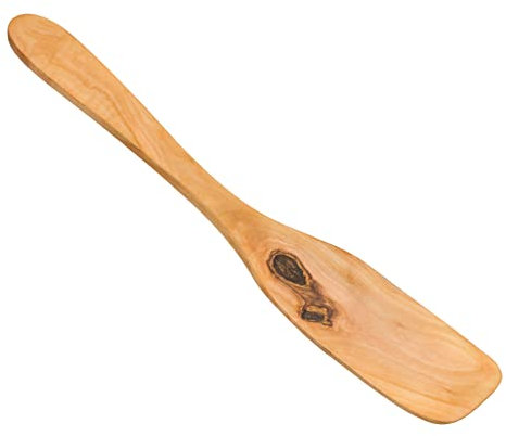 Redecker 741068 Spatule, 30 cm, plat, en bois d'olivier, flach, 30 cm