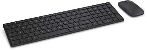 Microsoft – Designer Bluetooth Desktop, Ratón y teclado QWERTY español, Negro