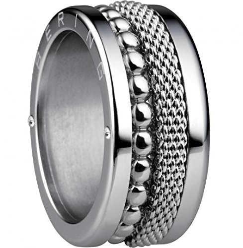 BERING Schmuck Damen Ring Set Kombinationsring Arctic Symphony Collection asc183, Größe:8
