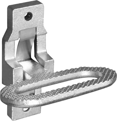 Buyers Products B2797Z Zinc Plated Safety Folding Safety Step And Handle With Safety Storage, Multi-Purpose Step And Grab Handle For Trucks, Trailers, Busses & RVs | Adds A Secure Step Or Grab Handle, Then Folds Flat For Safer Travel And Easy Access On Trucks, Trailers, Buses, And RVs