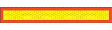 Caledonia Signs 56347 Ece70 Vehicle Marking Plate, Boxed, 1200 mm X 200 mm