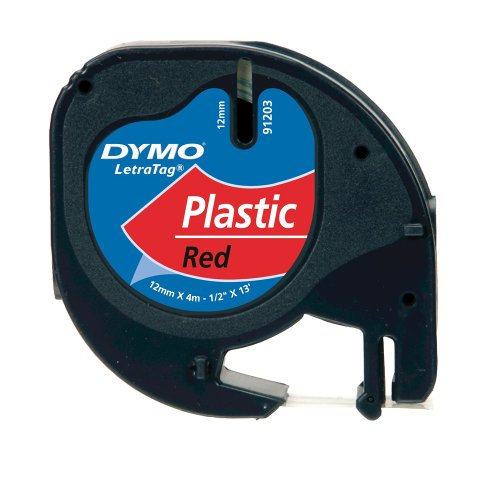 Dymo Cf10Nastri Letratag 12Mmx4M Rot