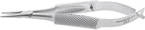 Excelta - 385 - Pliers - Micro - Round Nose - Two Star - SS - Self Opening, 0.145 Height, 0.505 Wide, 3 Length