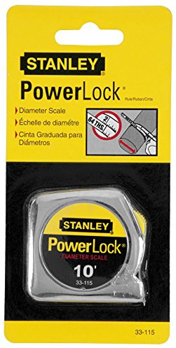 Stanley Hand Tools 33-115 PowerLock - Regla de cinta de bolsillo (10 x 0,6 cm)