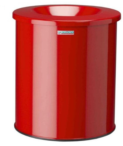 Corbeille à papier antifeu Neo - 30l - rouge signalisation - RAL 3020