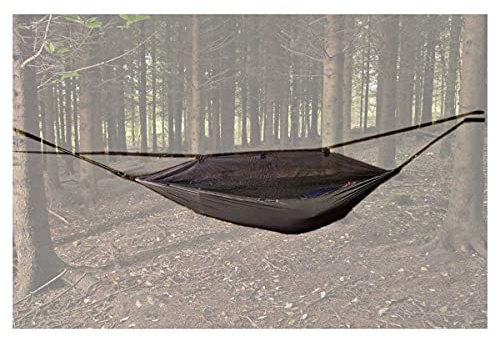 Snugpak - Hamac Tropical pour la Jungle - Installation Simple - Antibactérien - Moustiquaire Intégrée - Poche de Rangement - Max 180 KG - Vert Olive