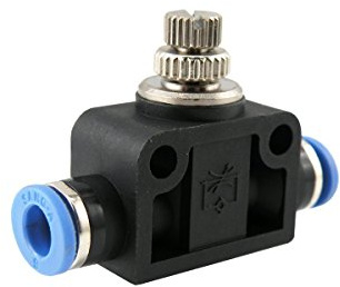 Pneumatik Leitungs-Drosselrückschlagventile, Druckluft IQS Mini Ventil (6 mm)