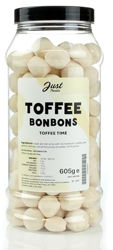 Toffee Bonbons Gift Jar from the A-Z Sweetshop Collection