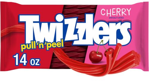 Twizzlers Pull 'n', Cherry Candy schälen, 14 Unze