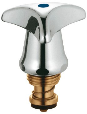 GROHE Atlanta Trecorn - Oberteil 1/2 (Original Ersatzteil, Langlebig, Robust, Herstellergarantie: 5 Jahre), Chrom, 41814000