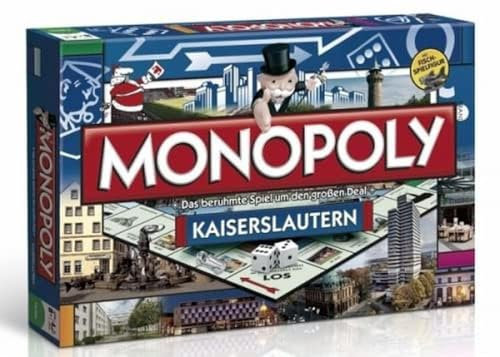 Winning Moves - Monopoly Kaiserslautern Stadt Edition - Das berühmte Spiel um den großen Deal!