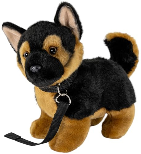 Carl Dick Peluche Chien de Berger avec Laisse de Chien, 22cm 3322