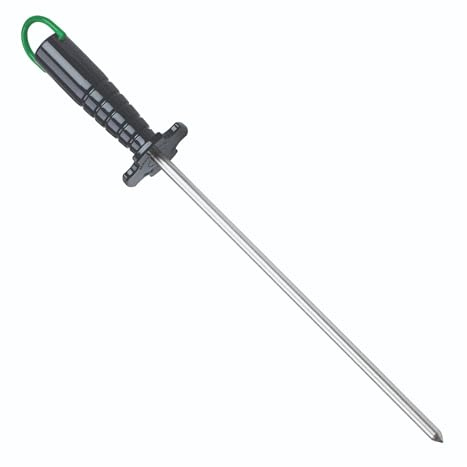 DMT Diamond Steel™ Diamant Schleifstab 12 Extrafein | Messerschärfer in Profiqualität | 30cm Wetzstahl für Messer und Werkzeuge | Made in USA | DS2E