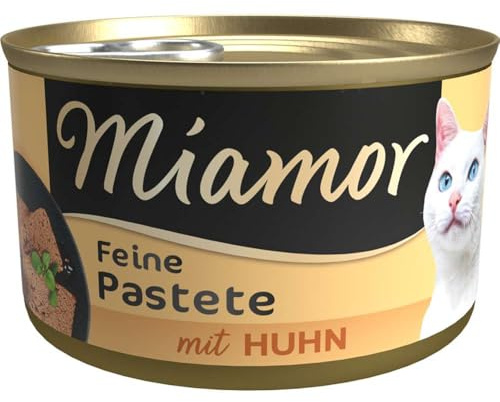 Miamor Katzenfutter Pastete, Huhn, 12er Pack (12 x 85 g)