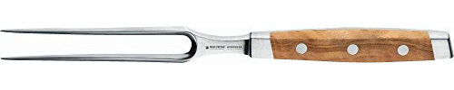 Felix SOLINGEN 830716 First Class Wood Fleisch-/ Bratengabel – 16cm Klingen-Stahl - Olivenholzgriff - Made in Germany