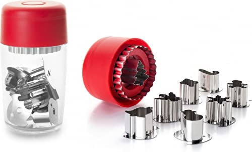 Ibili Set 8 Cortapastas LINZER Navidad, Acero Inoxidable