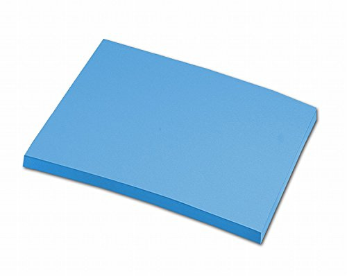 folia 6433 - Tonpapier pazifik, DIN A4, 130 g/qm, 100 Blatt - zum Basteln und kreativen Gestalten von Karten, Fensterbildern und für Scrapbooking