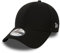 New Era 39Thirty Stretch-Fit Cap - NE Flag schwarz - M/L