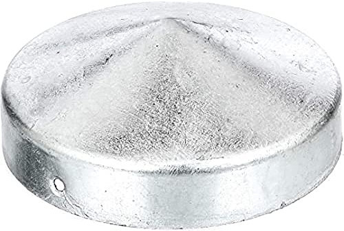 Alberts 205966 Pfostenkappe für Holzpfosten | flache Form | feuerverzinkt | Ø100 mm